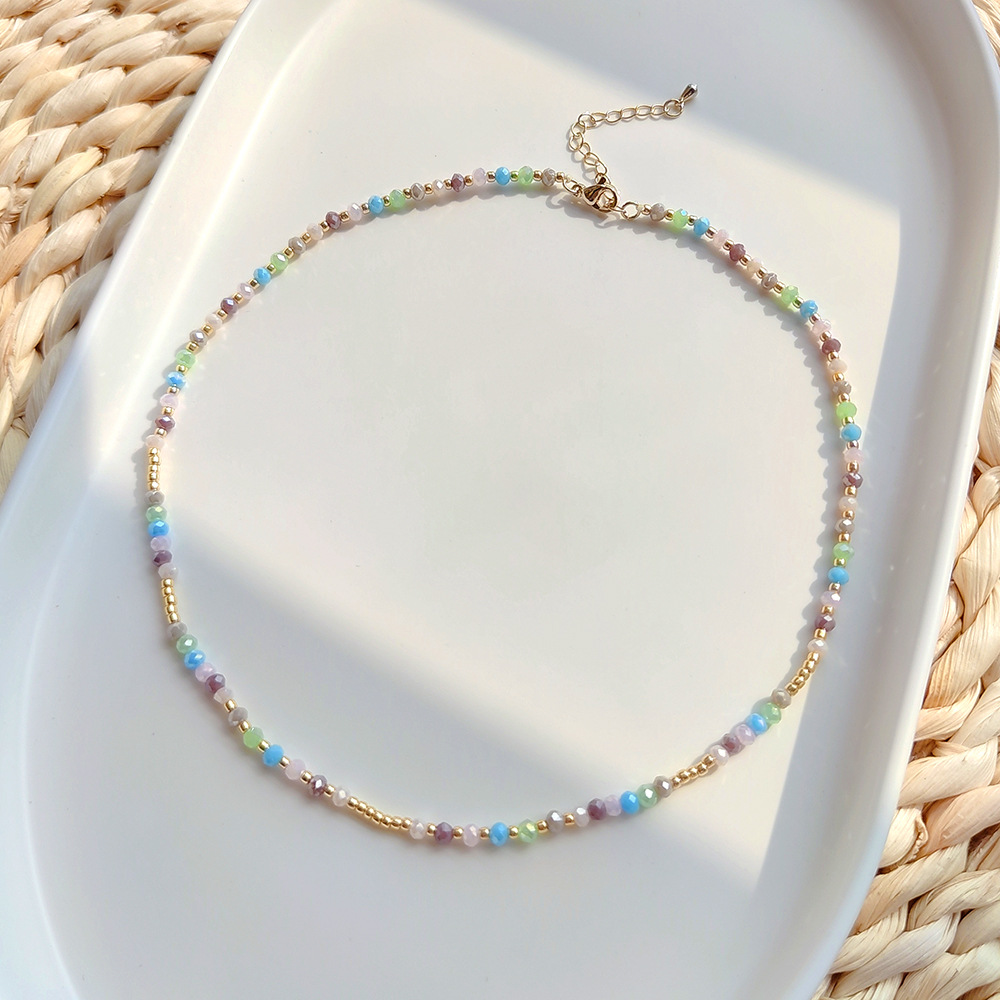 Women'S Accessories Wholesale Suppliers - KKBEAD-collar de cristal colorido bohemio Miyuki