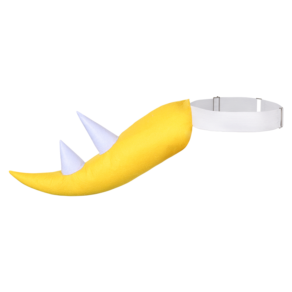 Women'S Yellow Accessories - Accesorios de disfraz de Bowser, cola