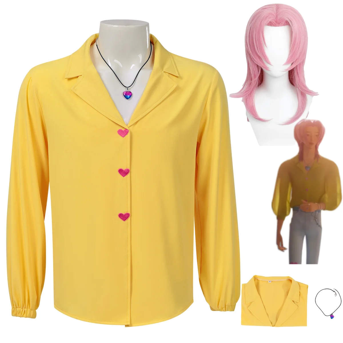 Women'S Yellow Accessories - Películas de Anime Saja niños Soda
