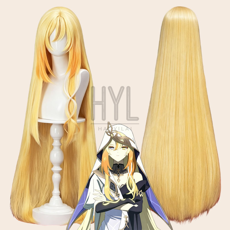 Women'S Yellow Accessories - Peluca de cosplay de Rhinedottir Naberius