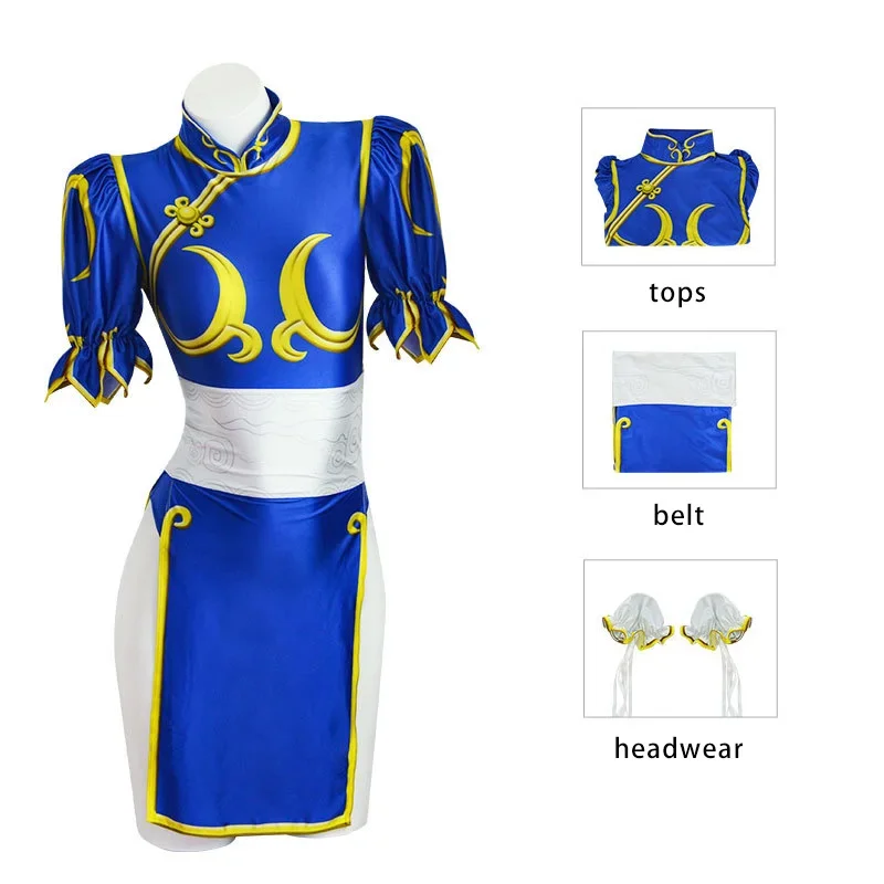Young Women'S Accessories - Disfraz de Cosplay de Chun Li