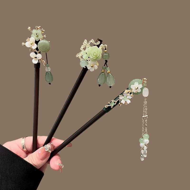 Young Women'S Accessories - Horquilla de madera antigua para mujer,