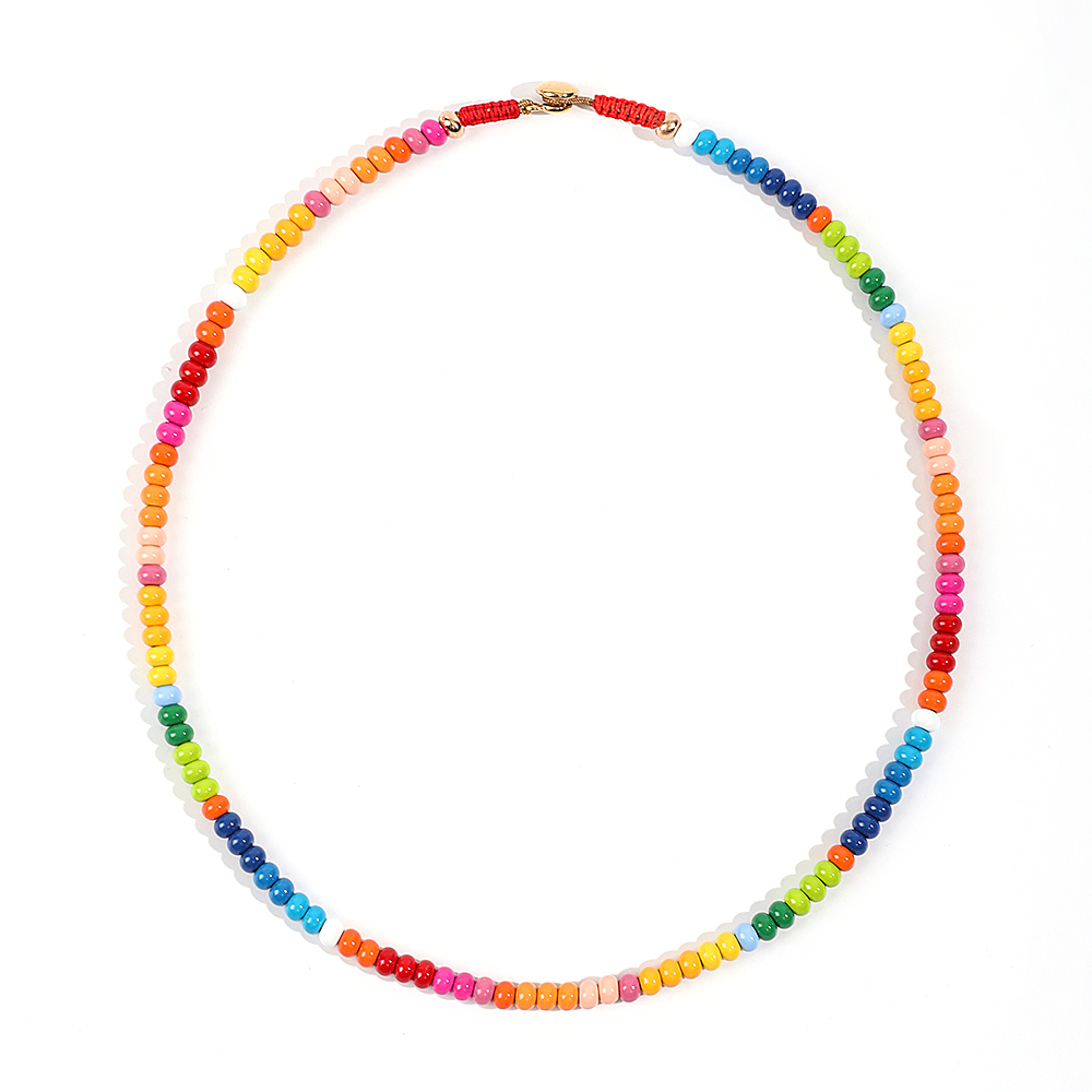 Collar bohemio de arcoíris par - Women'S Accessories Wholesale Suppliers reseña y precio