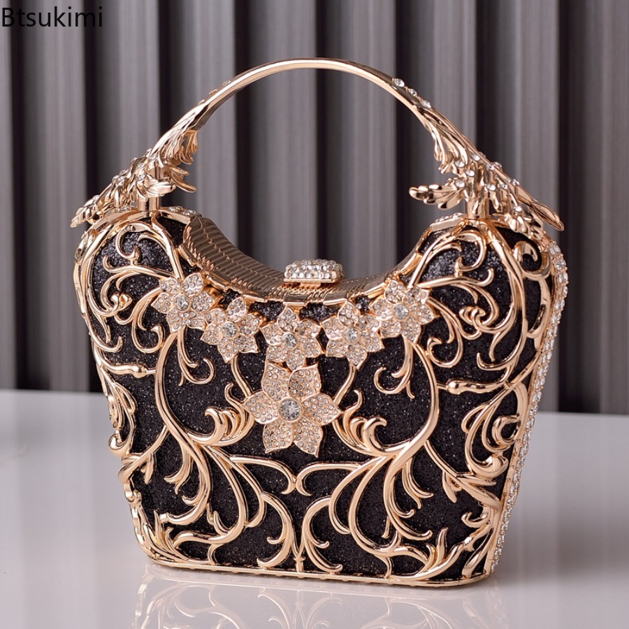 Bolsos de noche de metal hueco - Wallet Chain Bag reseña y precio