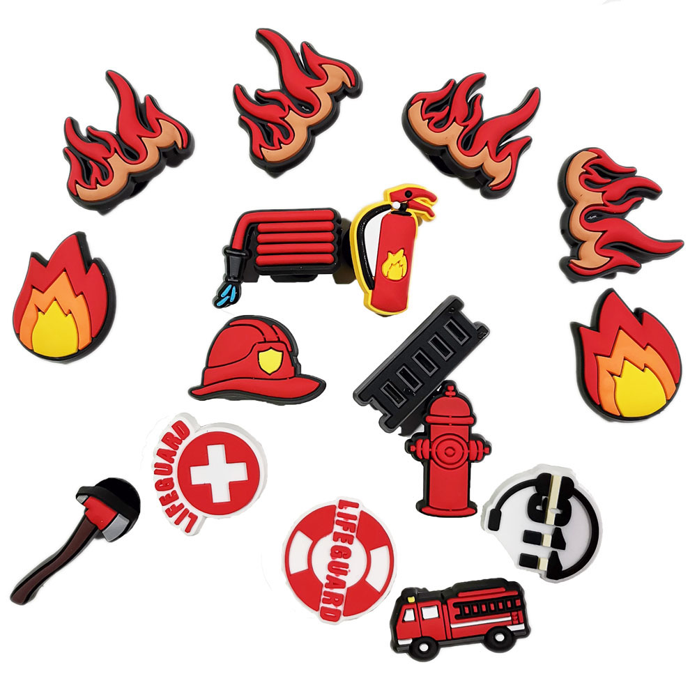 Amuletos de zapatos de bombero - Women'S Accessories Crocs reseña y precio