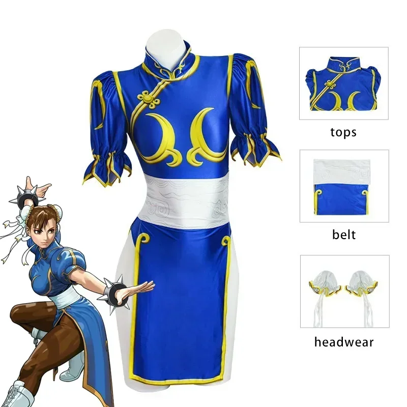 Disfraz de Cosplay de Chun Li  - Young Women'S Accessories reseña y precio