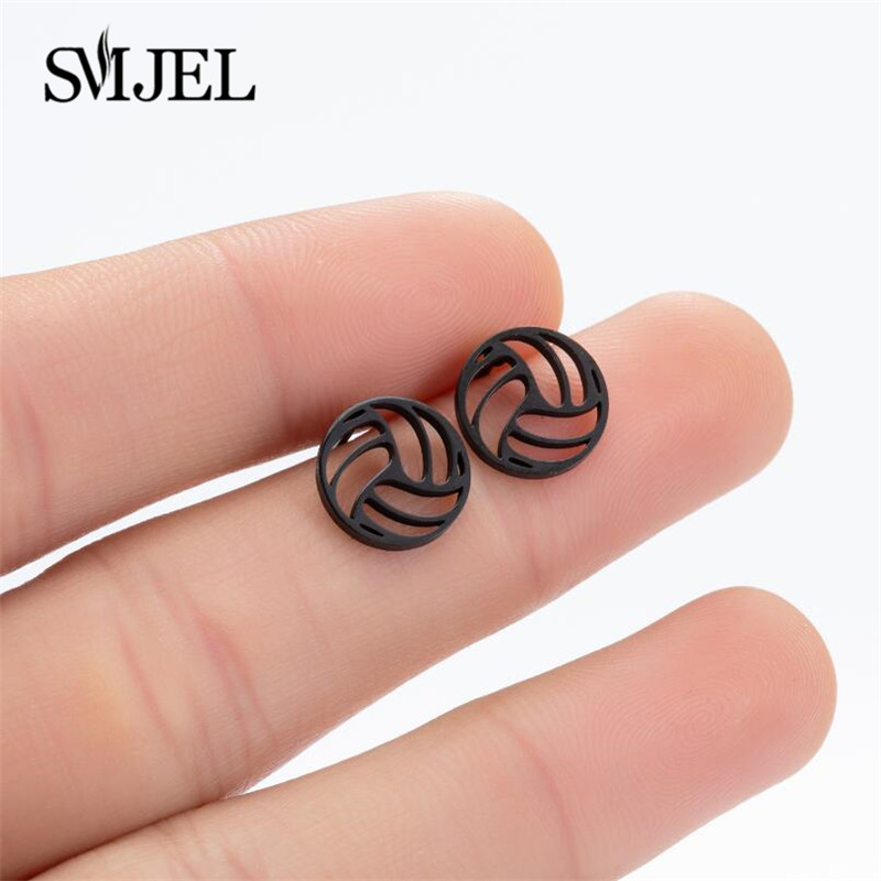 Pendientes de Voleibol Negros  - Women'S Volleyball Accessories reseña y precio