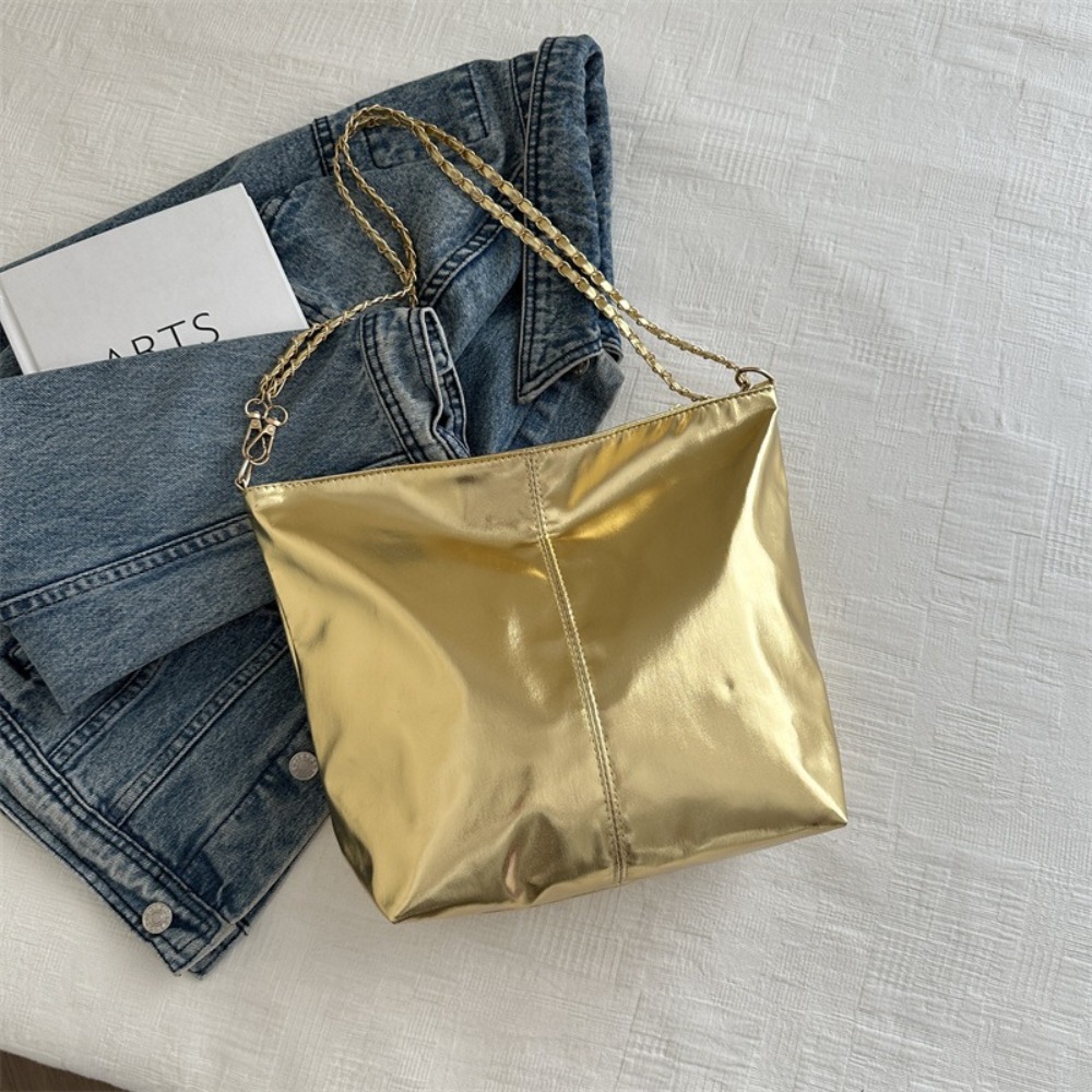 Bolso Tote Retro de Cuero PU B - Wallet Chain Bag reseña y precio