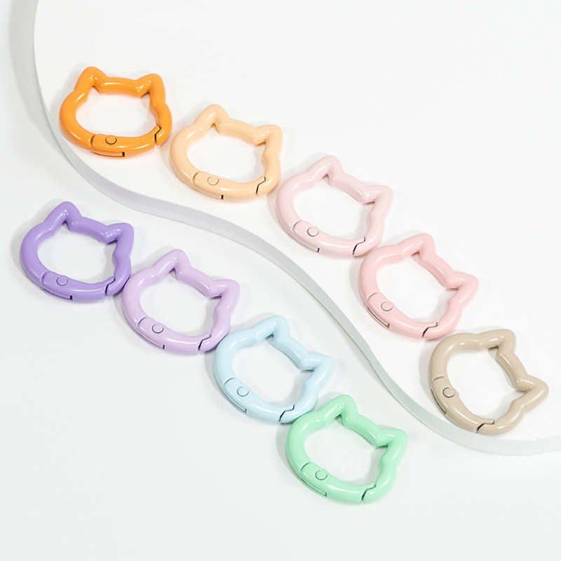 5 uds lindo corazón gato llave - Wallet Chain Bag reseña y precio