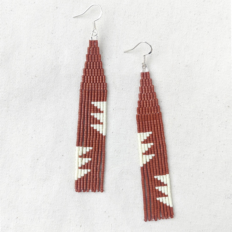 Pendientes con cuentas, hoja d - Tassel Earrings Boho reseña y precio